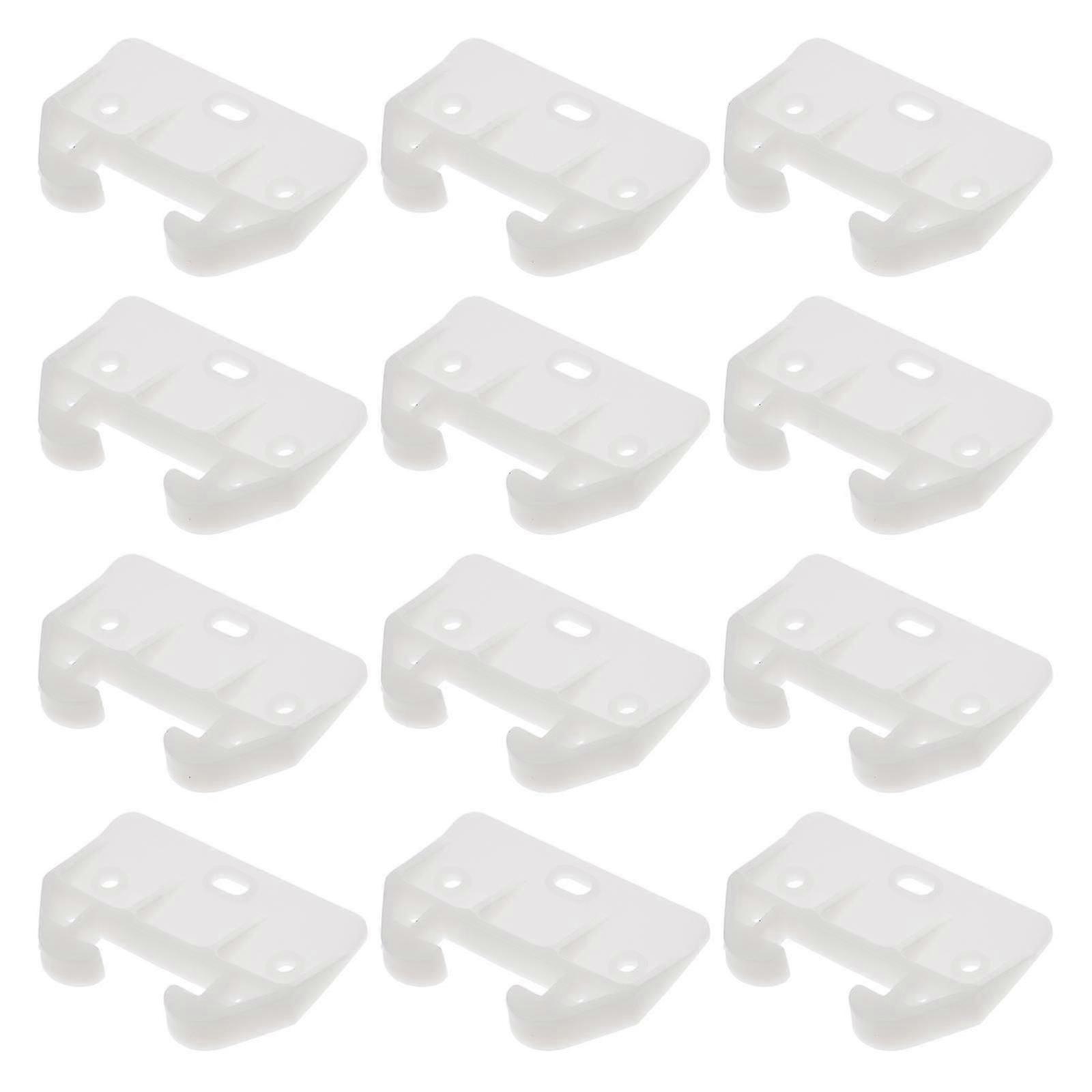 12 Pcs Cabinet Drawer Slides Plastic Track Guides Slides Cabinets Drawer Slides Plastic Drawer Track Guides Dressers Drawer