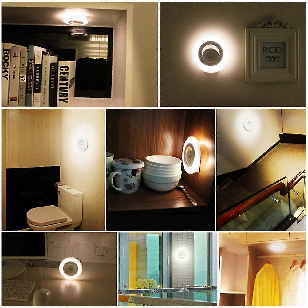 Wall Lamp Night Light with Motion Sensor for Bathroom Garage Cabinet