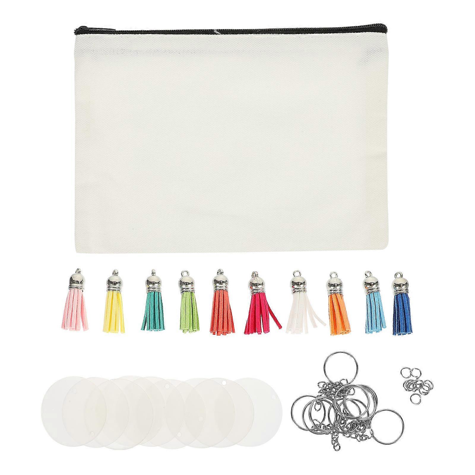 Portable Pencil Bag for Storage Use 2Sets Large Capacity Pen Storage Pouch