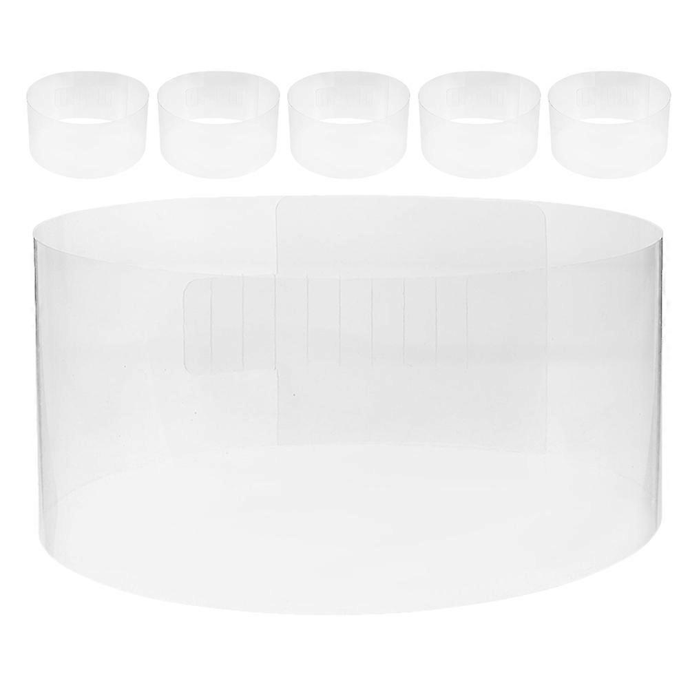 Plastic Hat Shaper Insert Adjustable for Baseball Caps 24Pcs Transparent