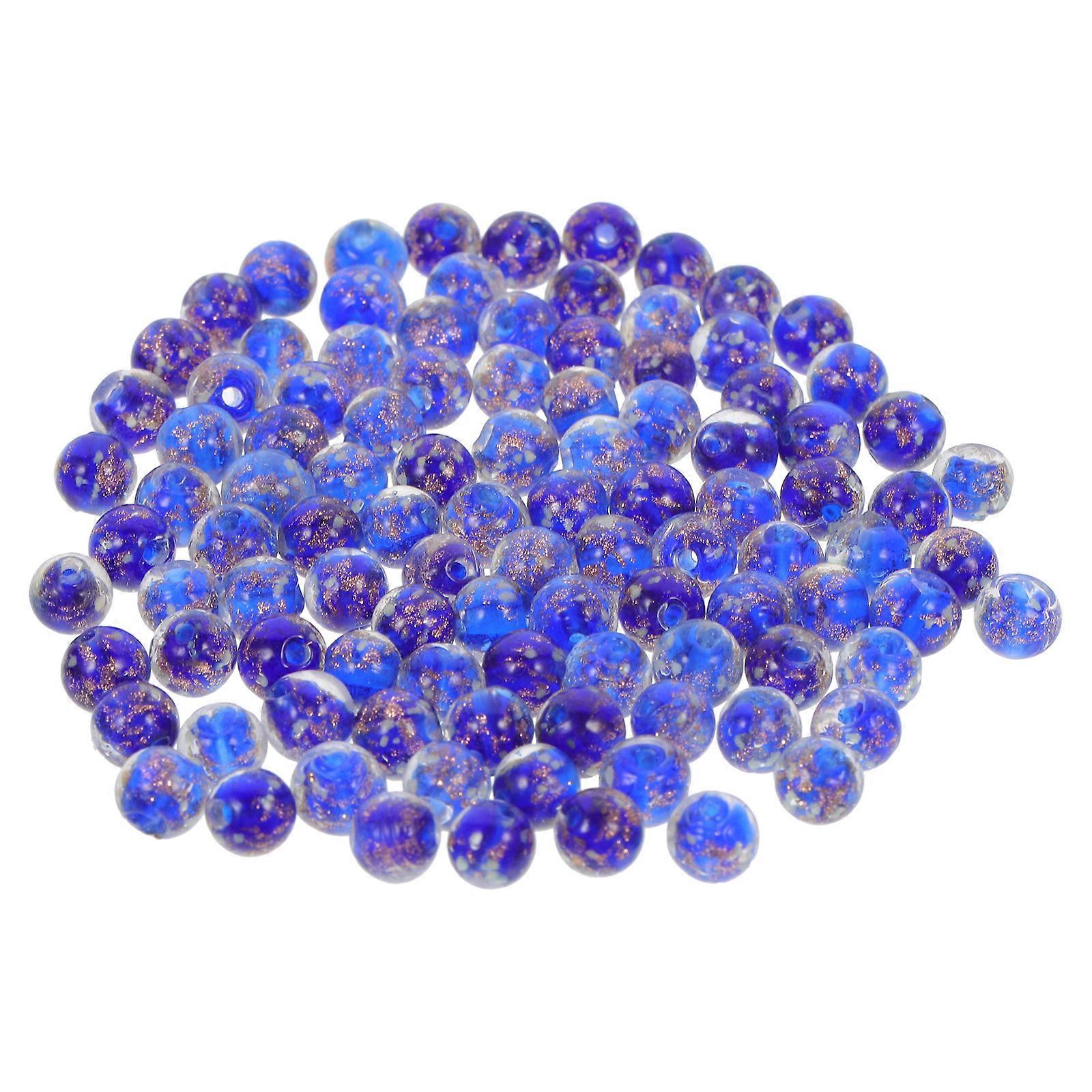 Round Glass Beads for DIY Bracelet Making 400Pcs Luminous