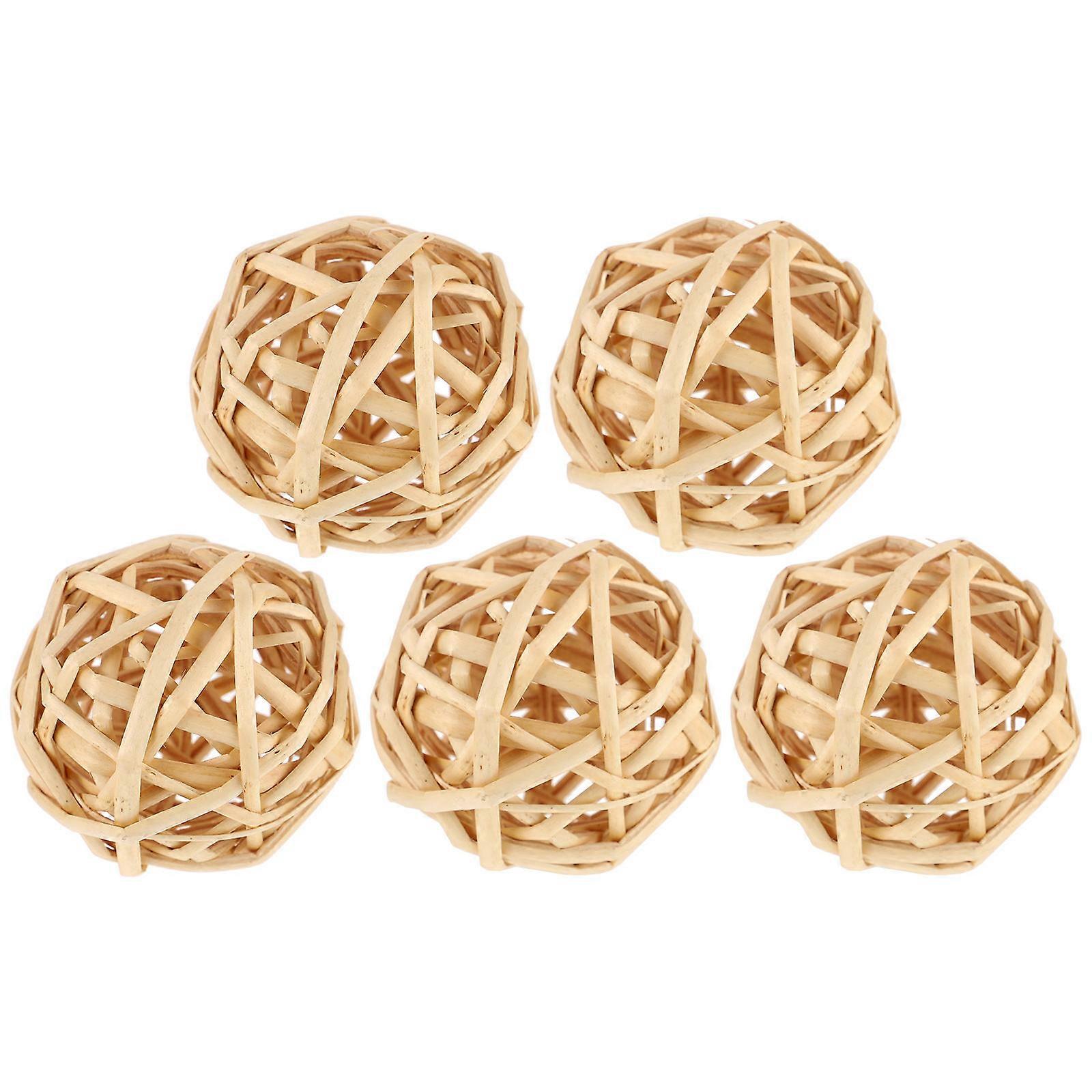 Scene Layout Decor Home Decorative Rattan Balls for Decor 10Pcs Creative Balls