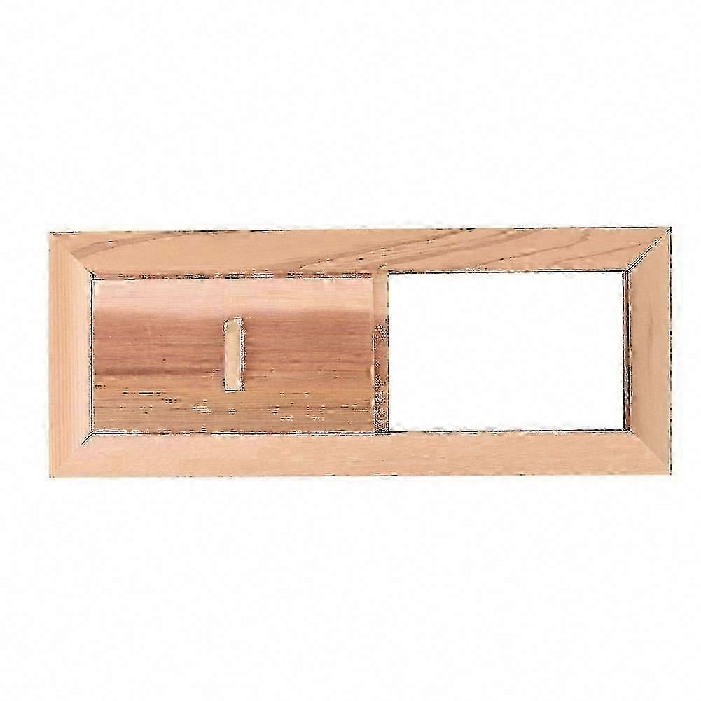 Durable Adjustable Cedar Sauna Vent Panel for Efficient Air Circulation