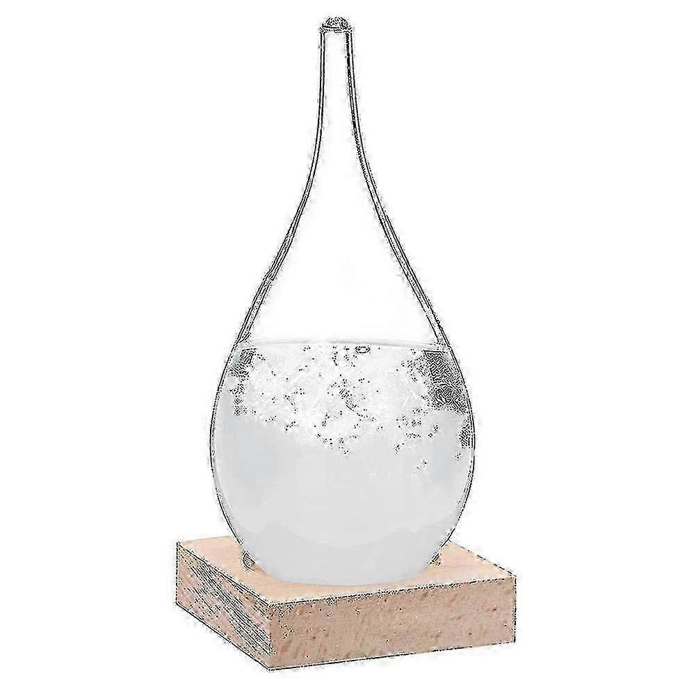 Storm Glass Weather Station,drop-shaped Weather Predictor Weather Forecaster Tool For Home And Room Desktop Decoration