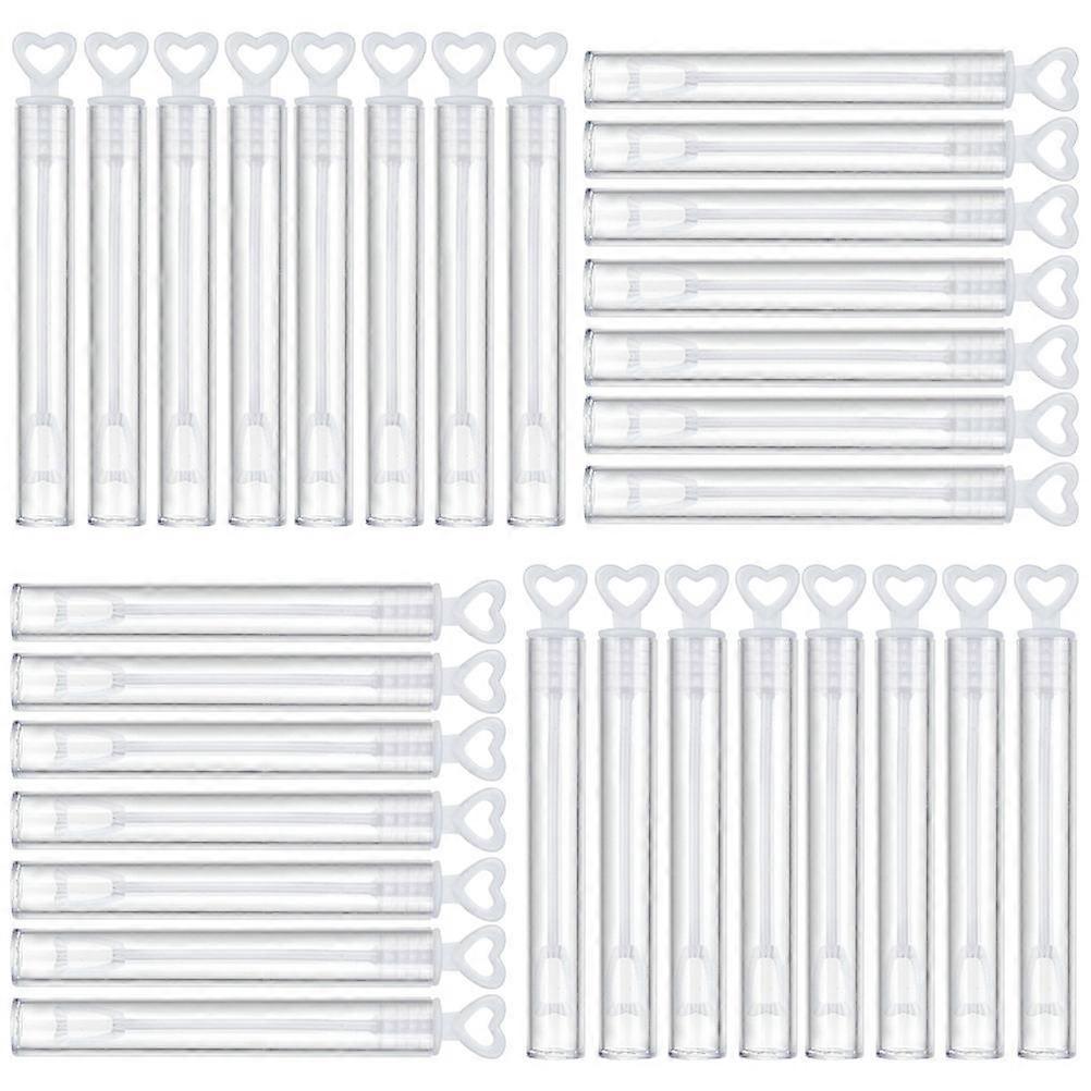 Mini Bubble Wands Toy Empty Plastic Wands for Bubble Making 30Pcs