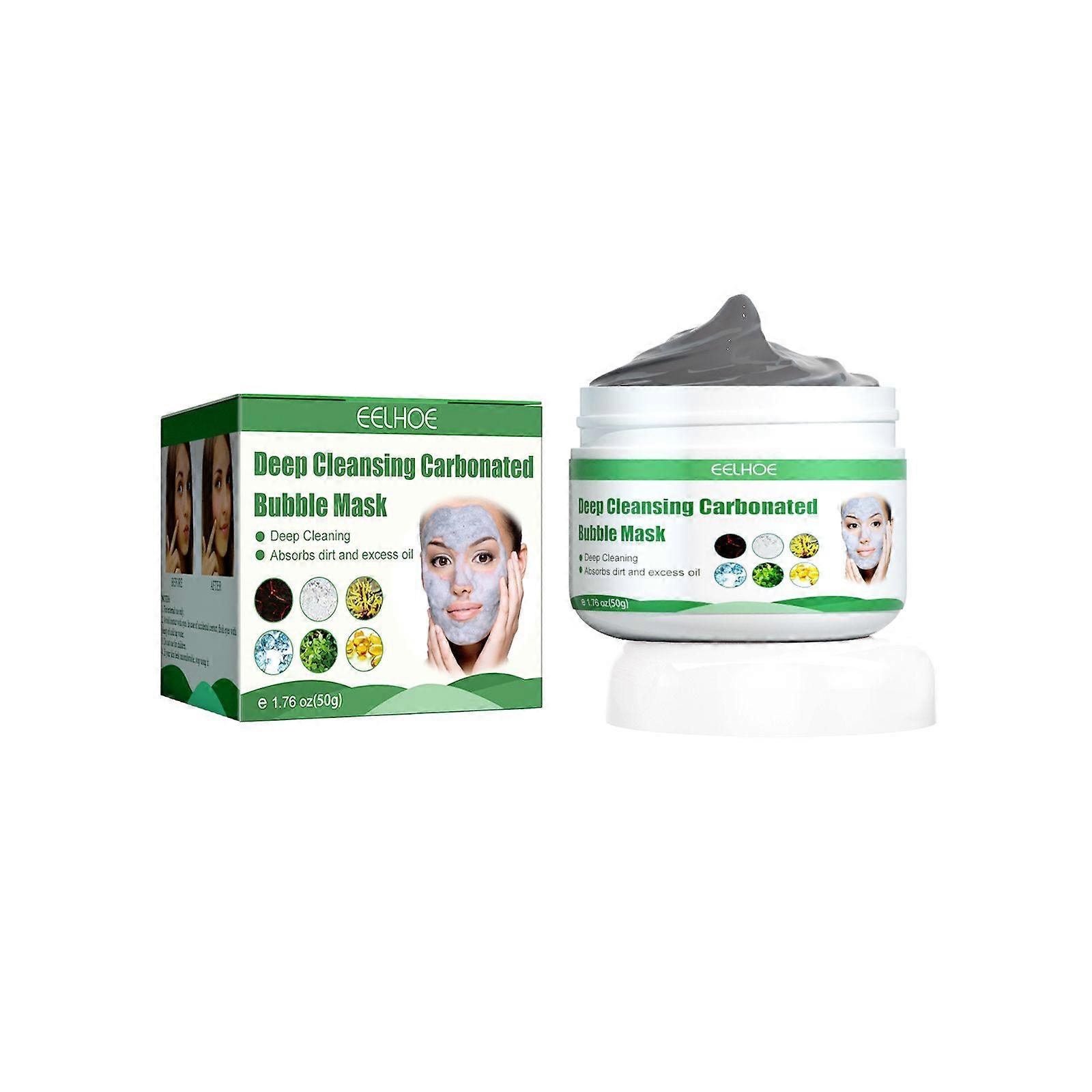 Clean And Apply Bubble Mask, Moisturizing Apply Removing Blackhead And Pimple Oxygen Cleansing Mud Mask