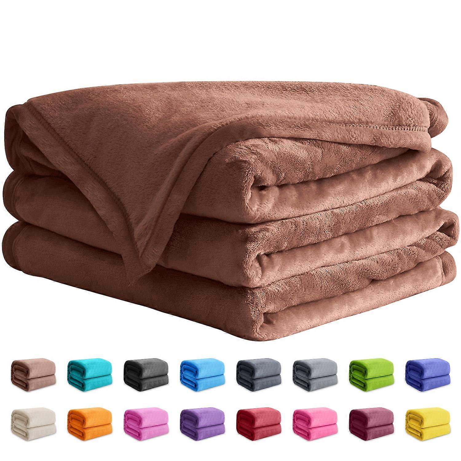 Astarin Throw Blanket, Twin Size Coffee Blankets & Throws for Couch/Beds, Fuzzy and Cozy Blanket, 60x80 inches