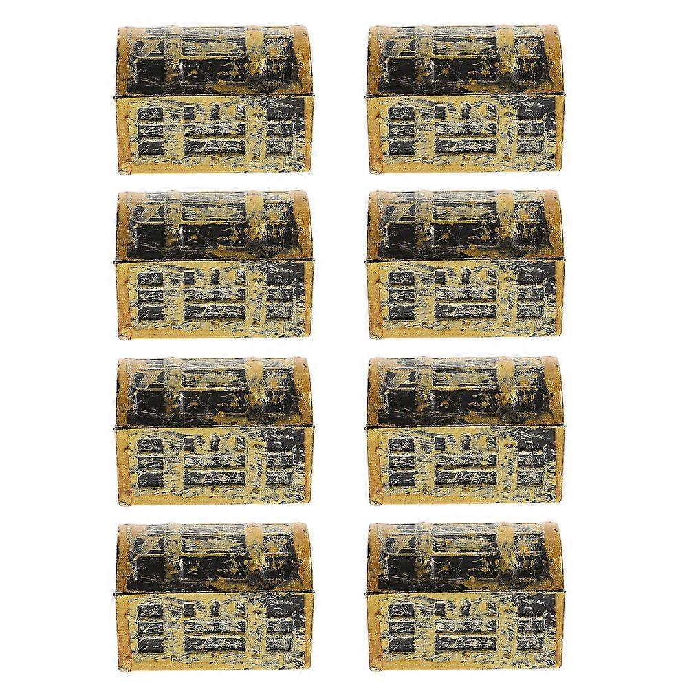 Mini Treasure Chest Box Plastic Decorative Storage Boxes 32Pcs for Decoration