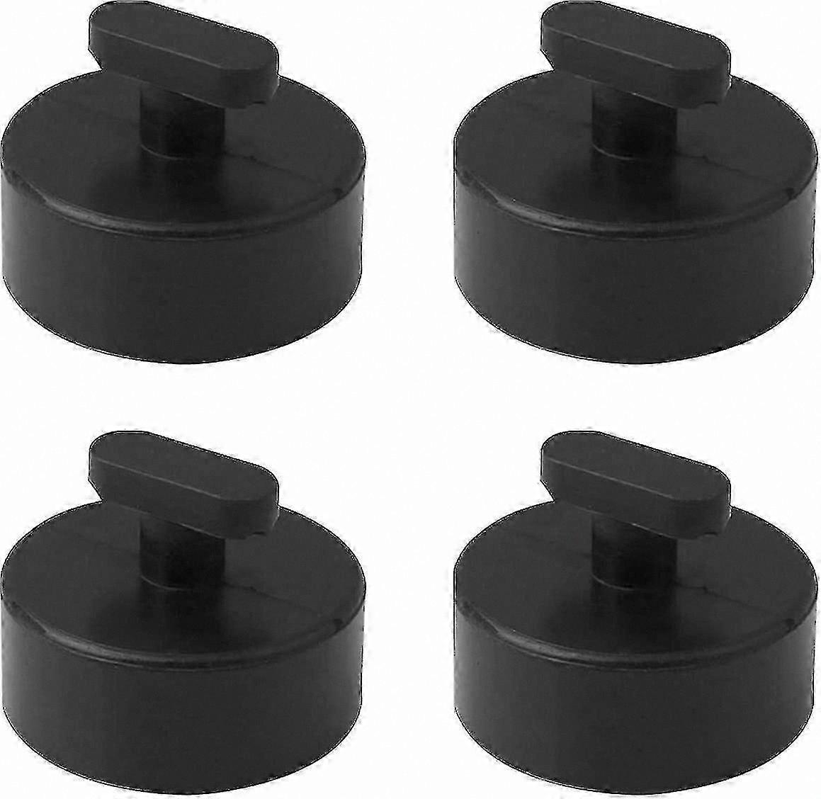 Black Frame Protector Pads - 4 Pack for Corvette C5 C6 Models
