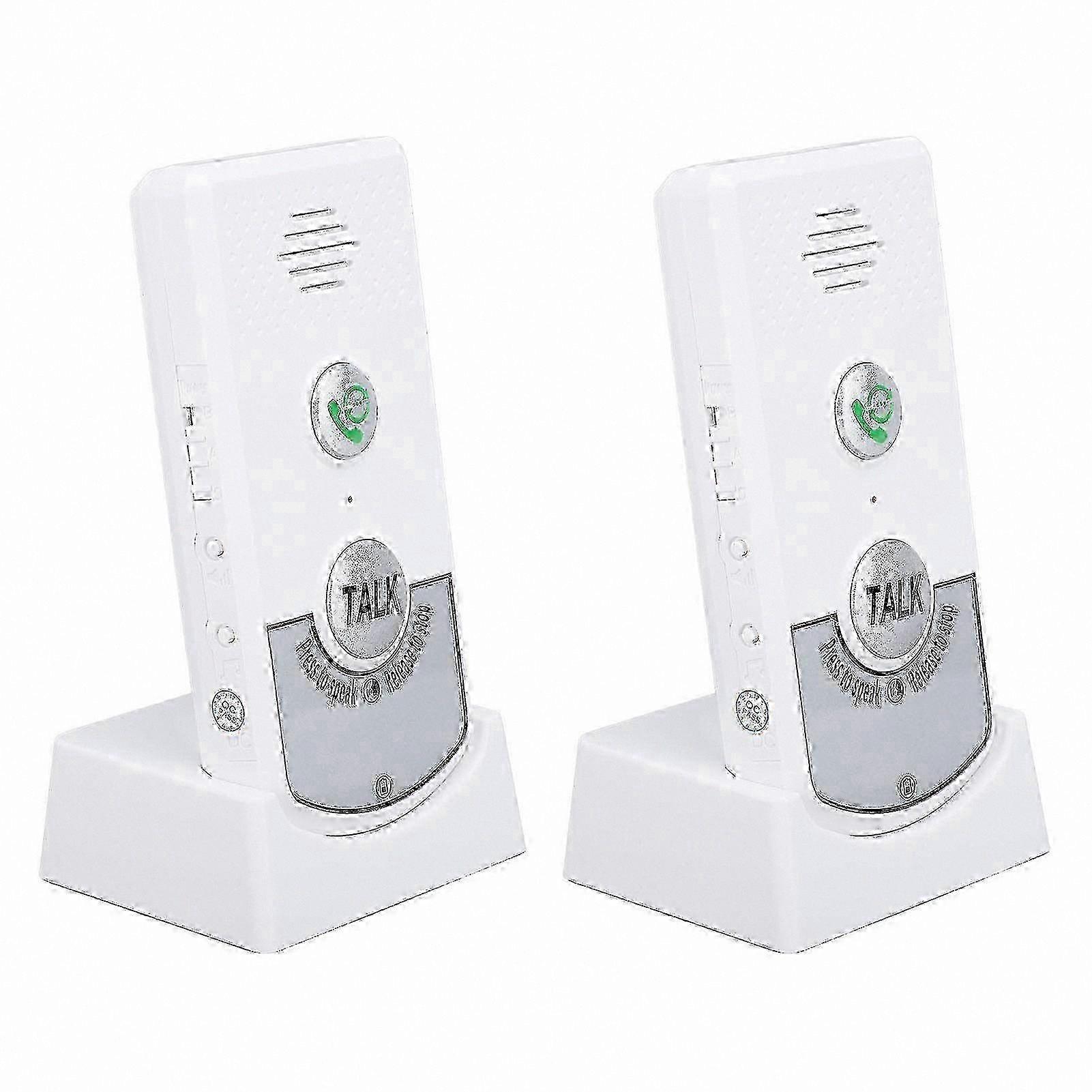 Wireless Intercom System with 1000m Range - 2-Way Voice Communication for Home and Hospital Use