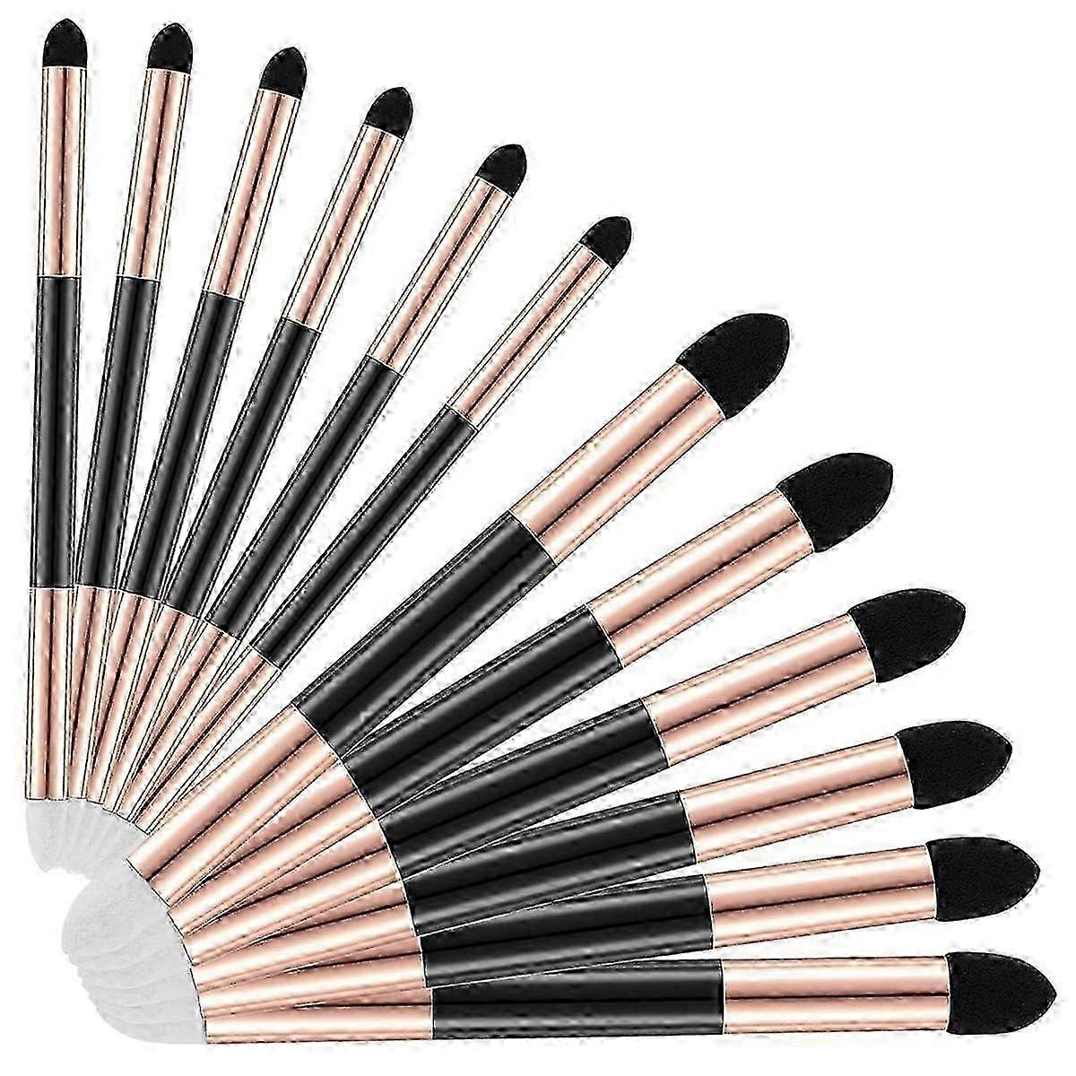 Improved Art Blending with 12-Piece Double-Headed Reusable Sponge Brush Set