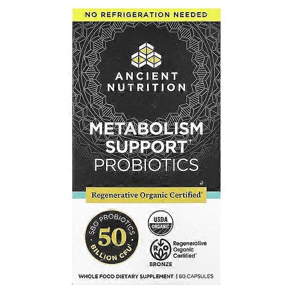 Ancient Nutrition, Metabolism Support Probiotics, 60 Capsules