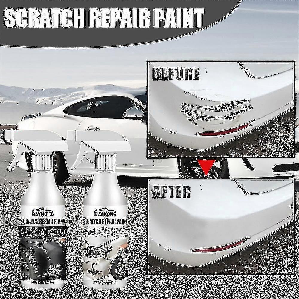 Car Scratch Spray Paint Car Scratch Repair Spray Paint Polishing Agent Scratch Remover Spray 60ml