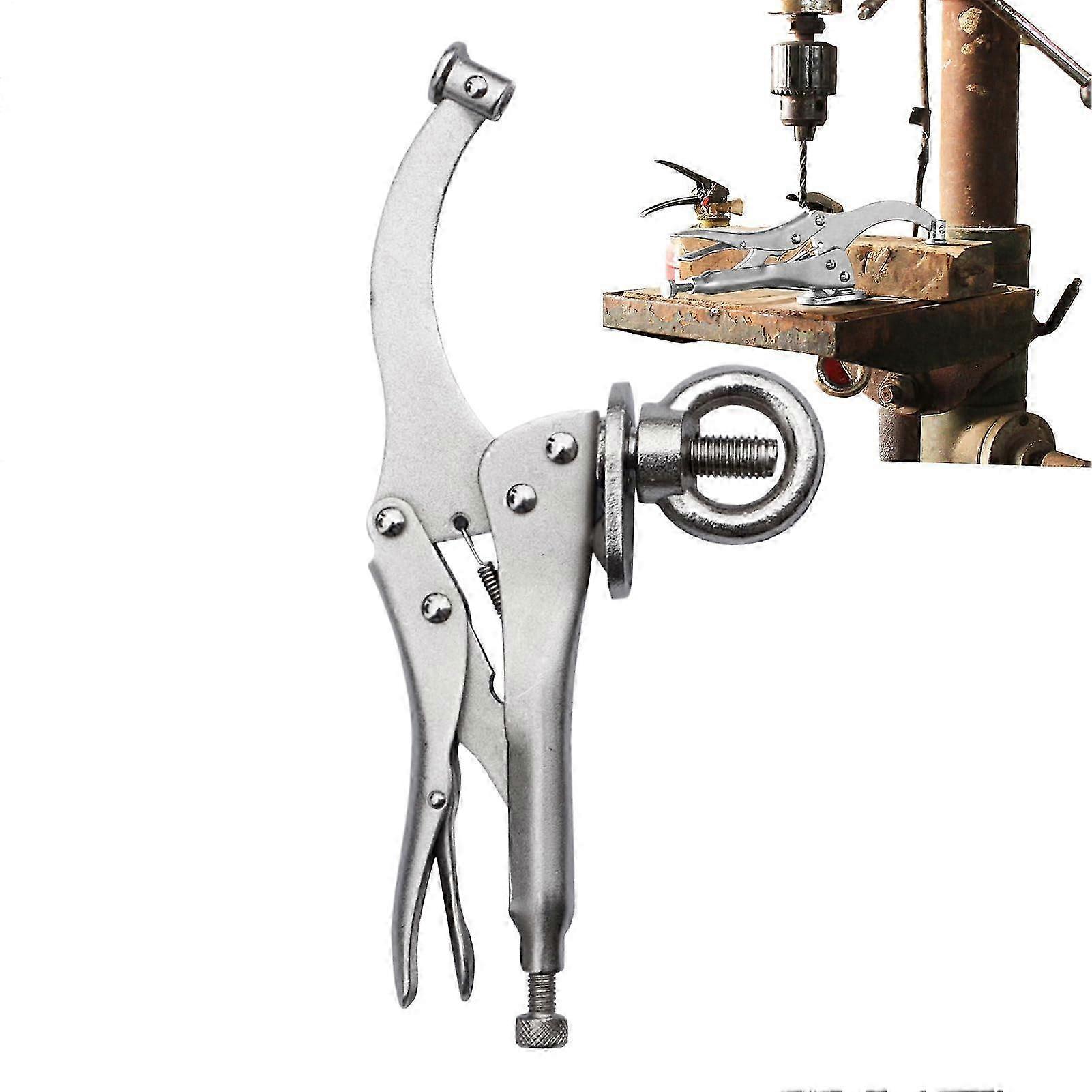 Drill Stand Clamp 23 cm | Welding Table Clamp For Wood And Metalworking | NonSlip QuickRelease Accessory For Workshop