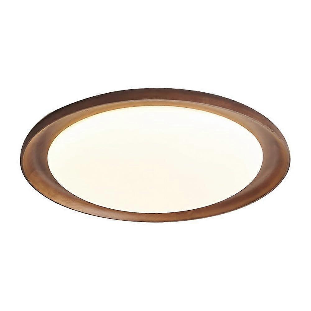 Bedroom Ceiling Light Modern LED FlushMounted Round Ceiling Lamp, Dimmable, 3Color Temperatures, 13.4Inch