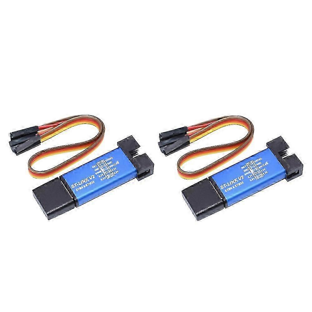 St-link V2 Usb Dongle Programmer And Debugger Download For Stm8 Stm32 With Cable 2pcs 25-26