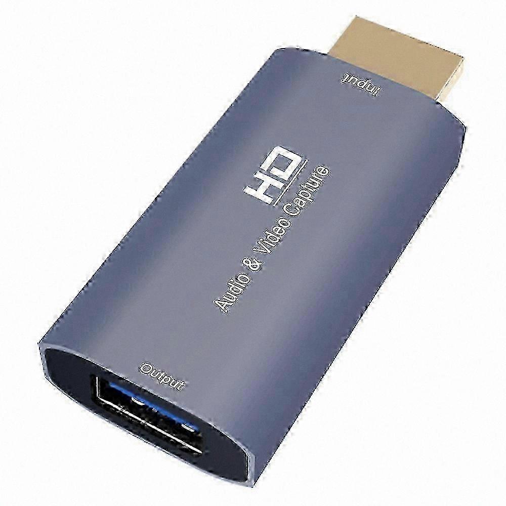 HDMI to USB 2.0 Video Capture Adapter for Windows and Mac Systems