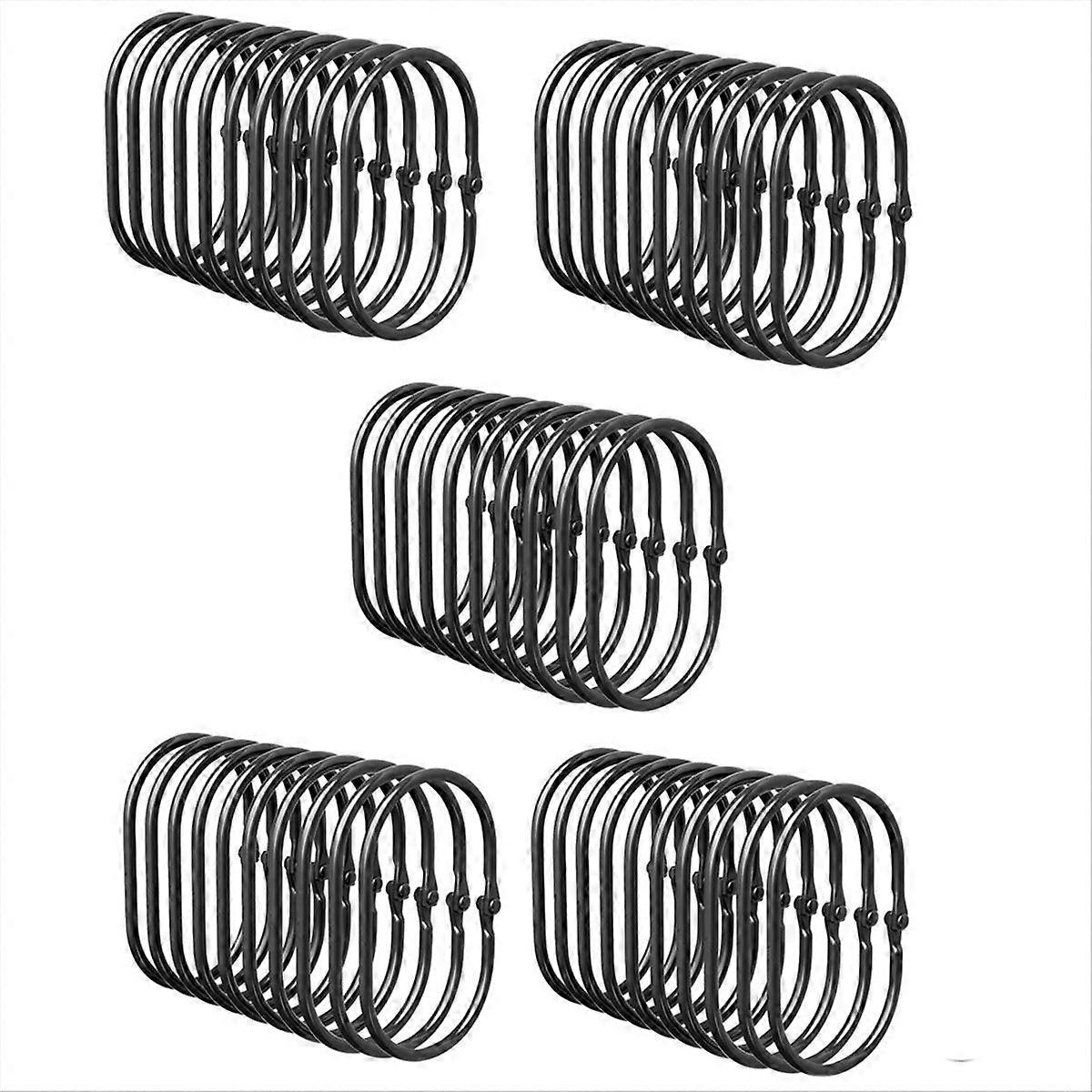 Shower Curtain Hooks Rings Rust Proof, Anti-Drop Smooth Shower Rings