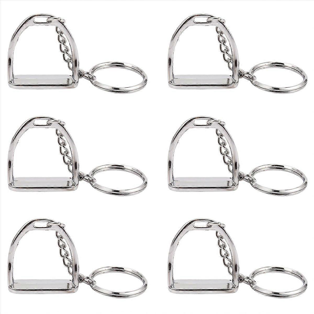1Pcs Simple Elegant Design Western Stirrup Keychain