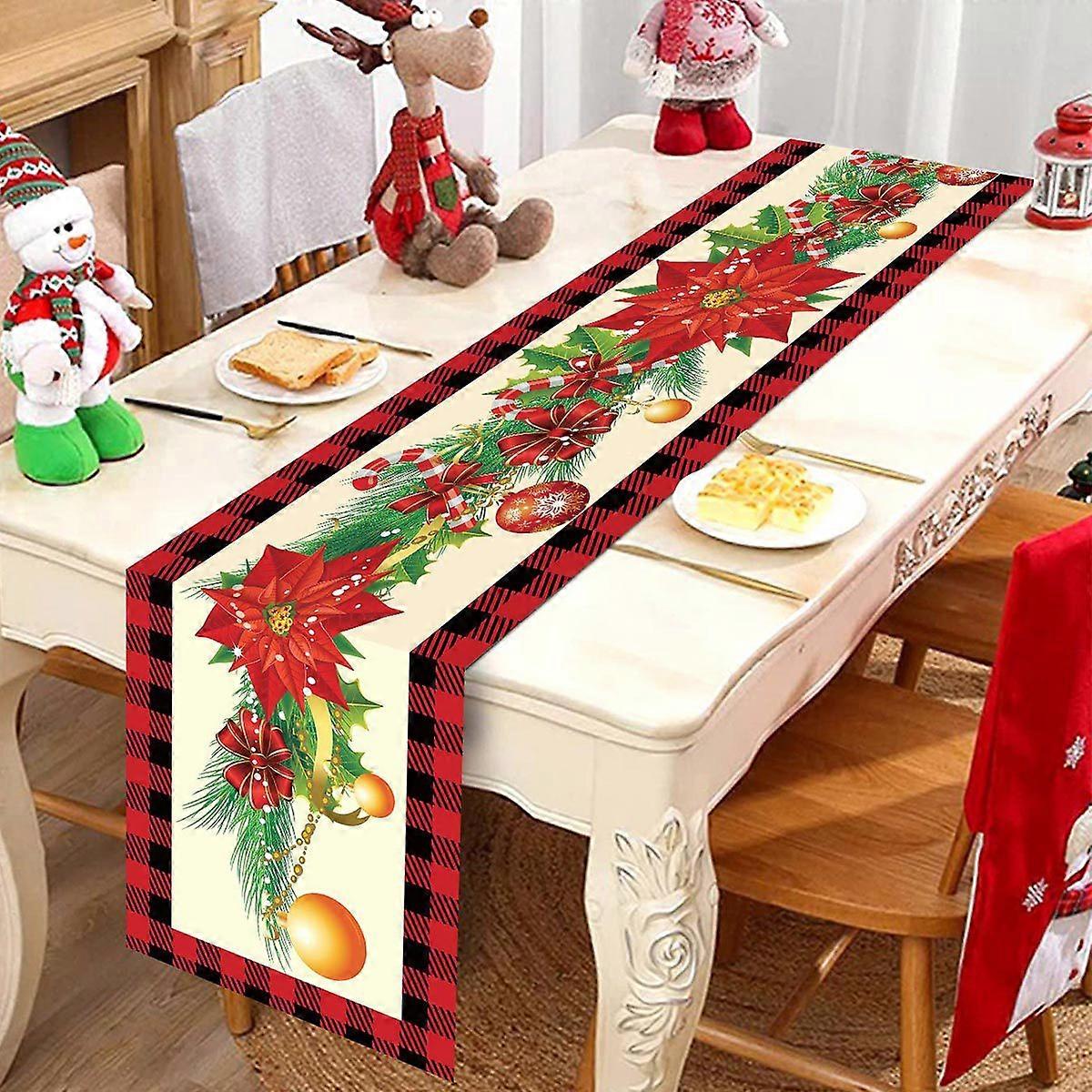 Christmas ball table flag restaurant atmosphere party table decoration table flag table flag