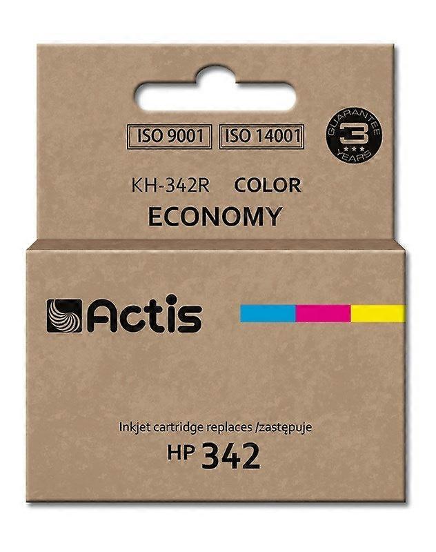 Tinta Actis Kh-342r (reemplazo para HP 342 C9361ee; estándar; 12 ml; colores: cian, magenta y amarillo)
