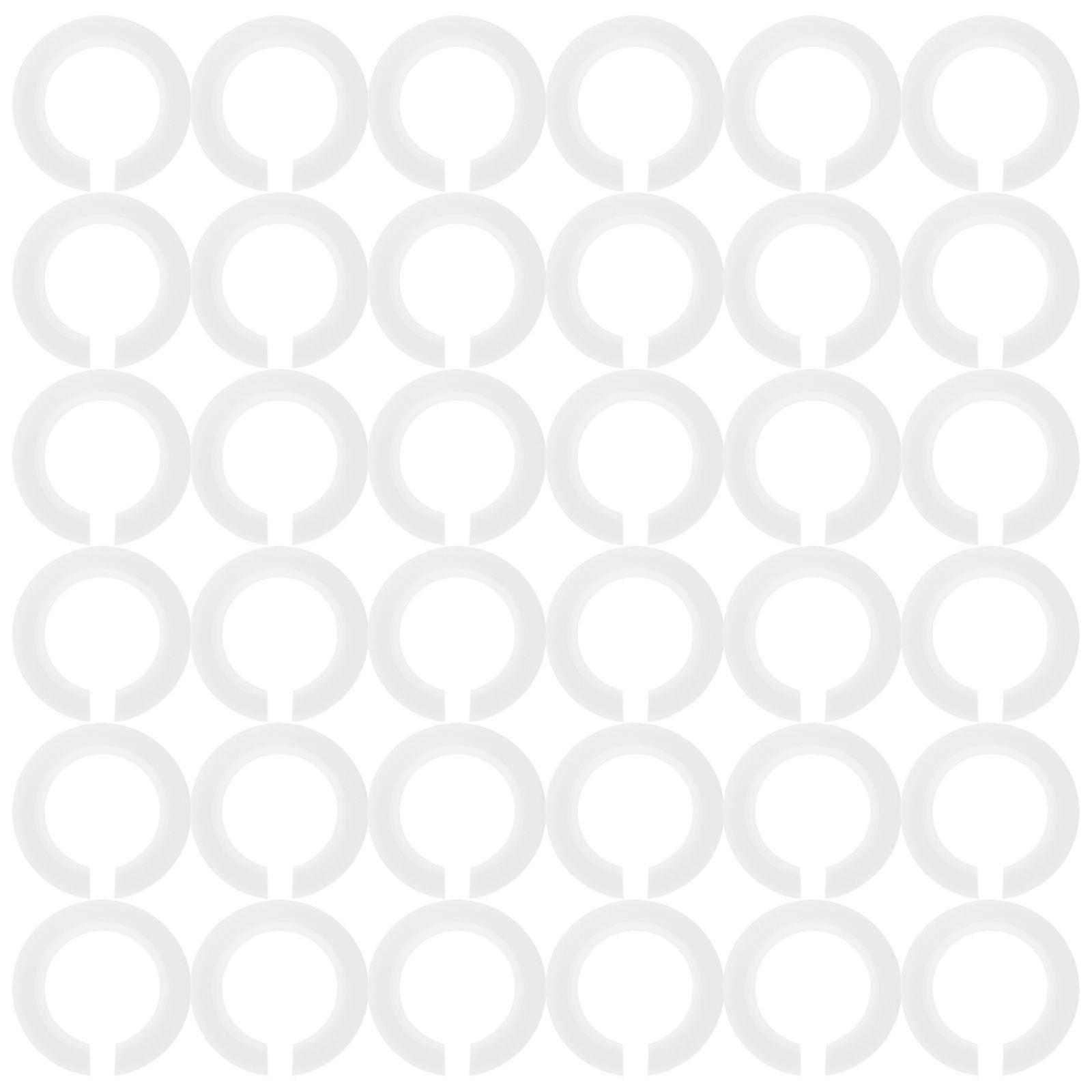50pcs E27 To E14 Lamp Shade Adapter Ring - Lamp Shade Reducer Washer - Lampshade Converter Ring Plastic Lightshade Replacement Parts