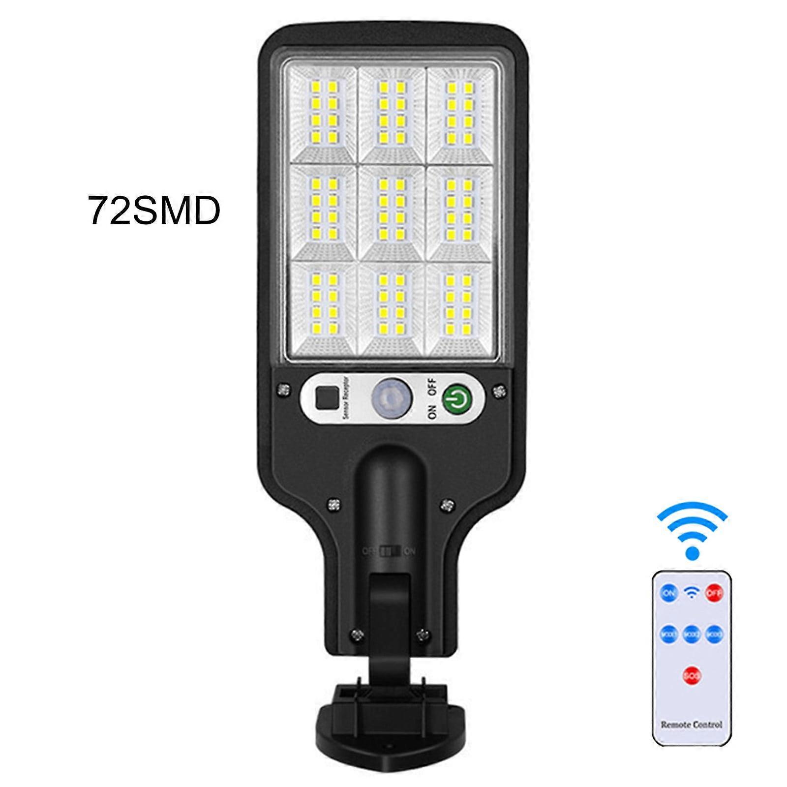 YgkuHd Street, IP65, Dusk To Da-wn With Motion Sensor LED Security Flo-od For Parking Lot, Remote Control With 72 SMD Lamp Beads