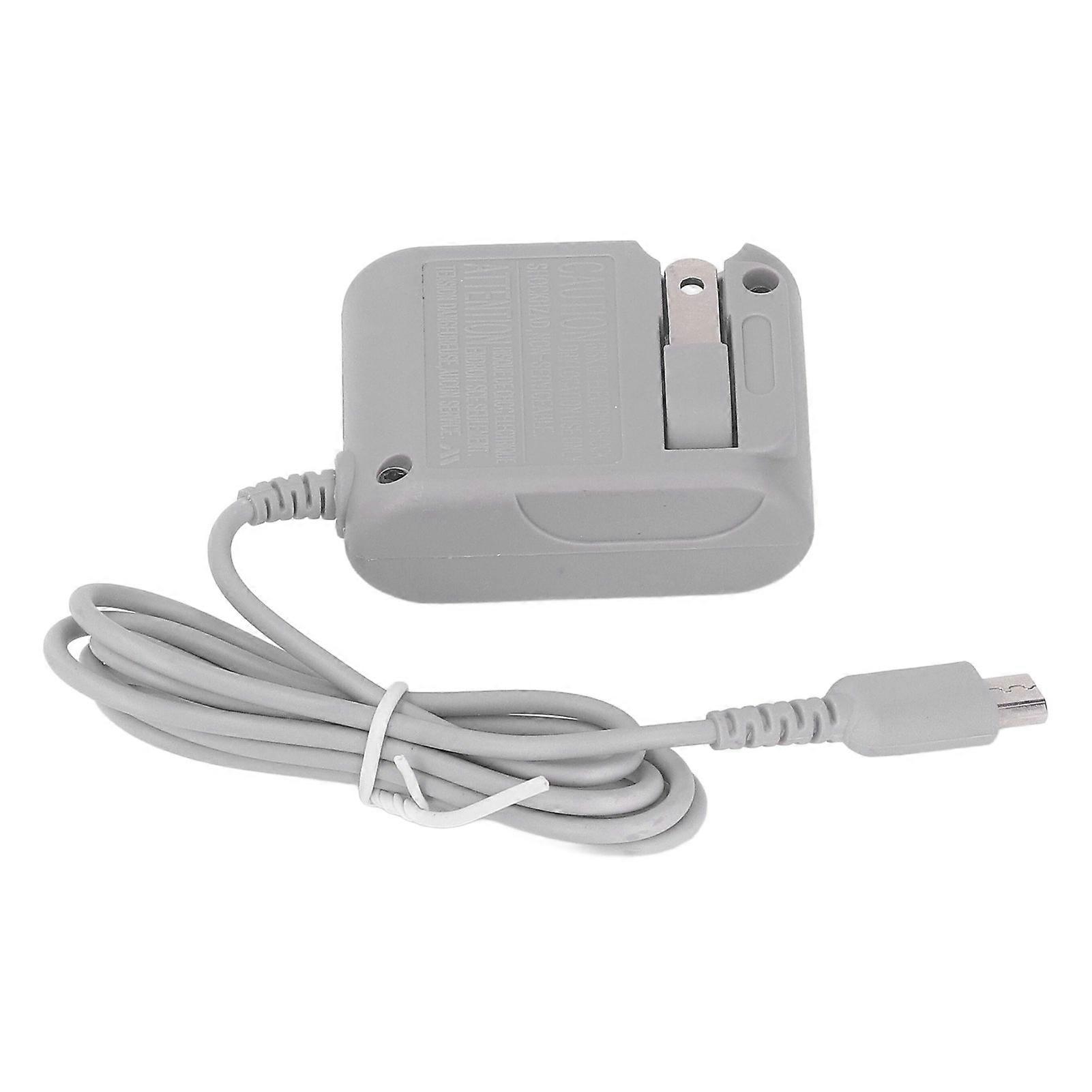 Power Adapter Foldable 45in Length Cable Game Console Wall Charger for DS Lite 100‑240V US Plug 