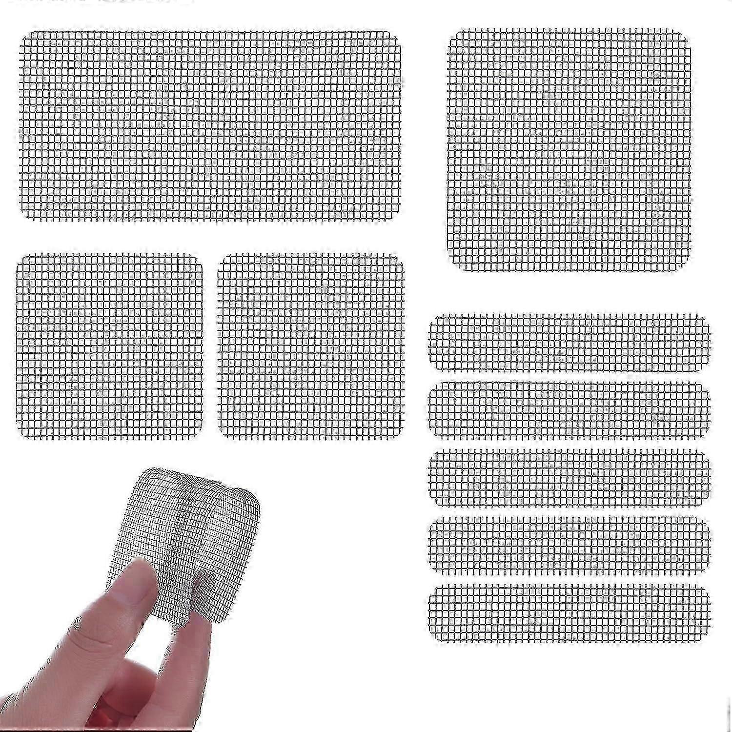 15pcs Fly Screen Repair,window Door Patch Repair,self-adhesive Fibreglass Repair,fly Screen Patches,mosquito Net For Repair Stains,prevent Mosqu miao4