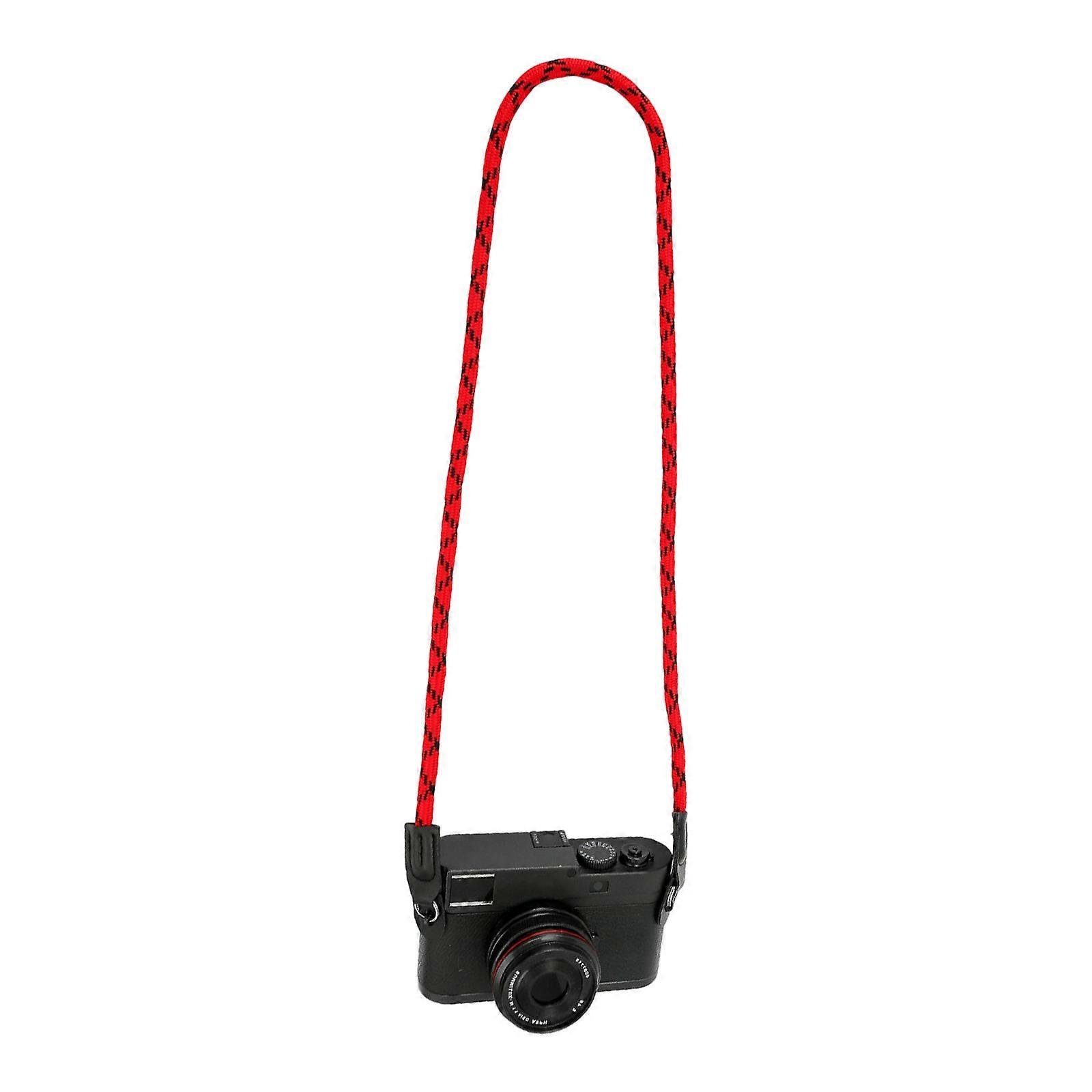 Ergonomic Cotton Camera Shoulder Belt Multiple Brand Agreement Soft Padded Plan For Extended Use  Red and black