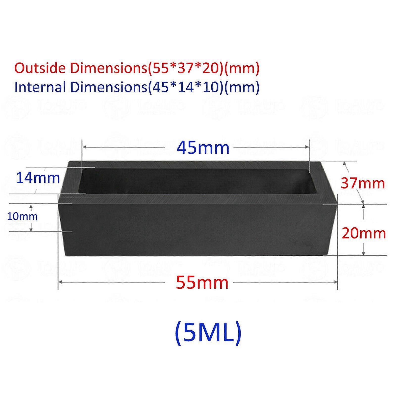 Graphite Casting Ingot Bar Mold Melting Refining Scrap For Copper Silver Gold