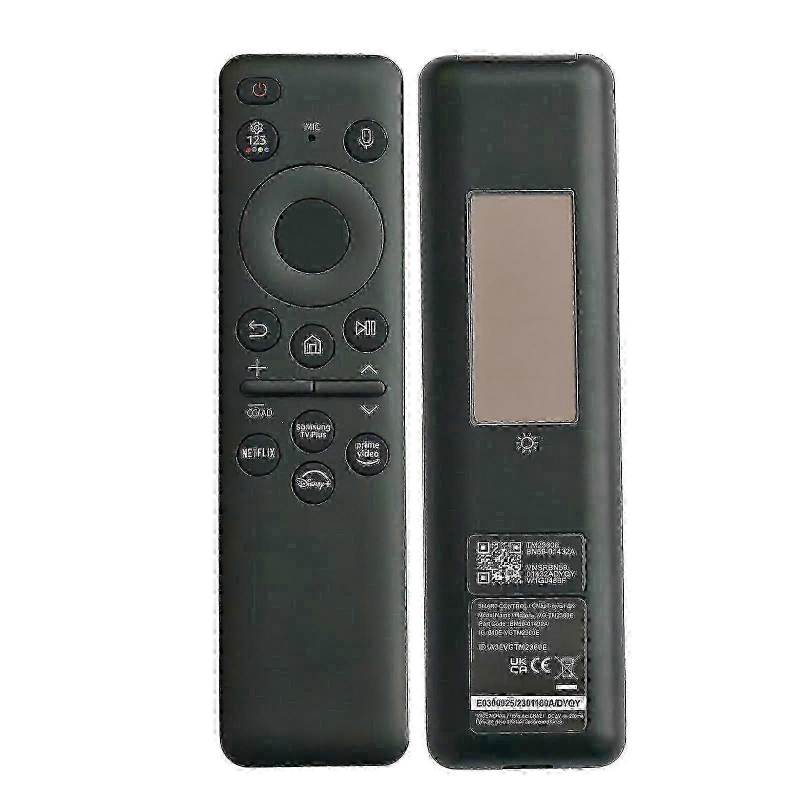 BN59-01432A Smart TV TM2360E 2023 Modeli için Şarj Edilebilir Güneş Enerjisi Uzaktan Kumandası