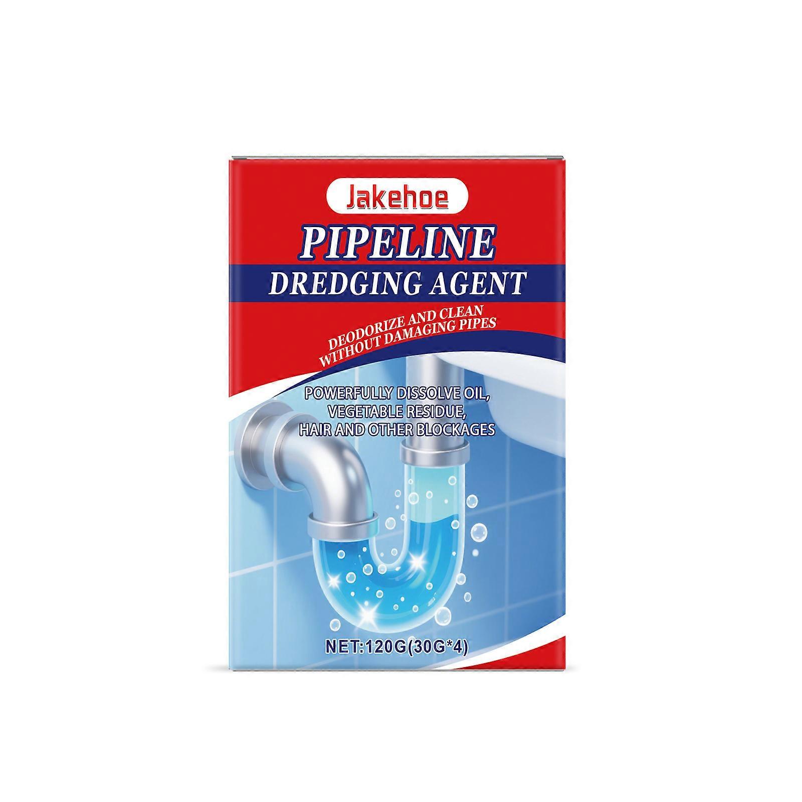 Jakehoe Pipe Unclogging Powder Kitchen Sink Drain Pipe Bathroom Pipe Multiple Bulkhead Cleaning Lytic Agent