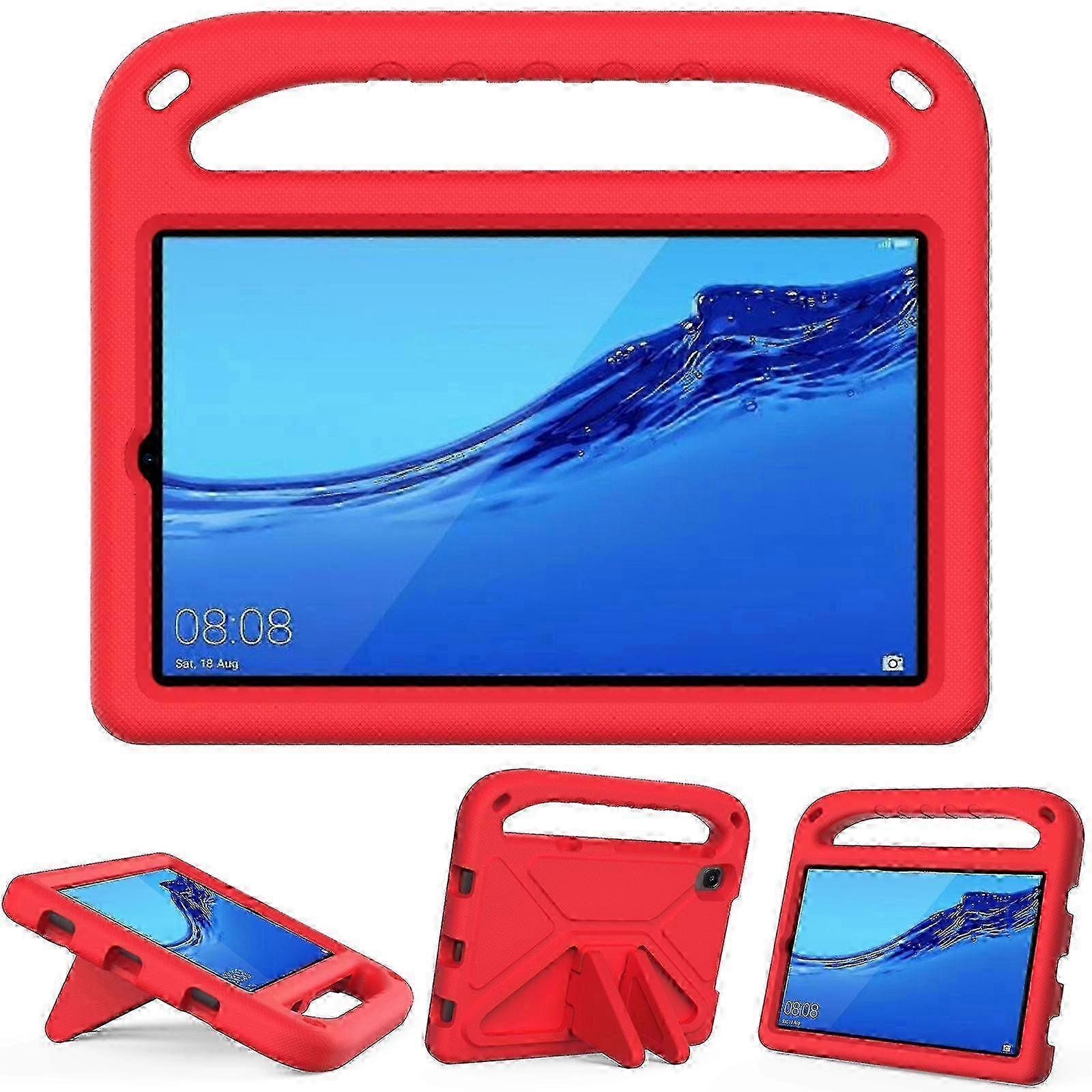 For Huawei MediaPad M5 Lite 8.0 inch Handle Portable EVA Shockproof Anti Falling Protective Case with Triangle Holder