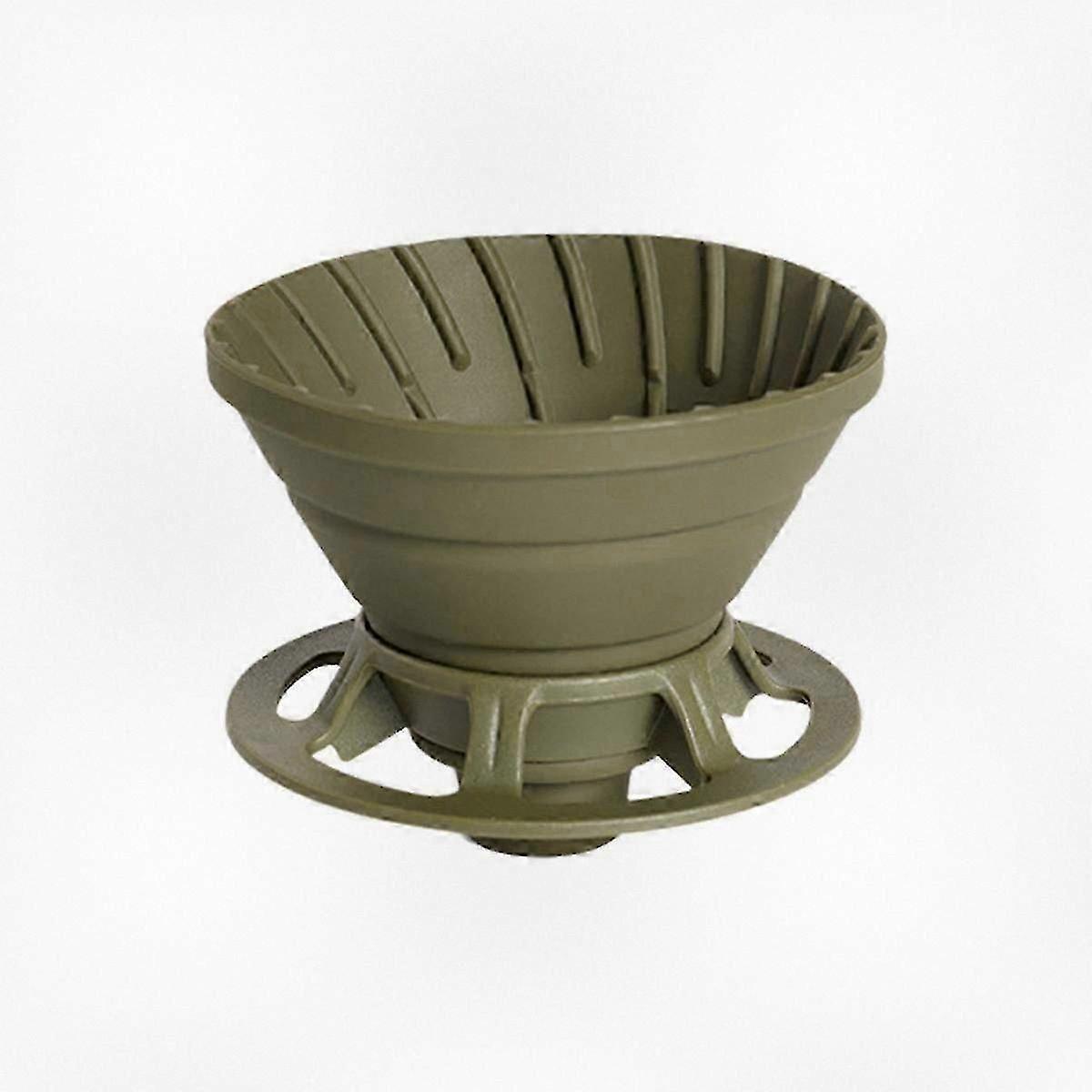 Foldable Silicone Coffee Dripper Reusable with Stand Portable Space-saving Coffee Filter Cup for Outdoor Camping Travel