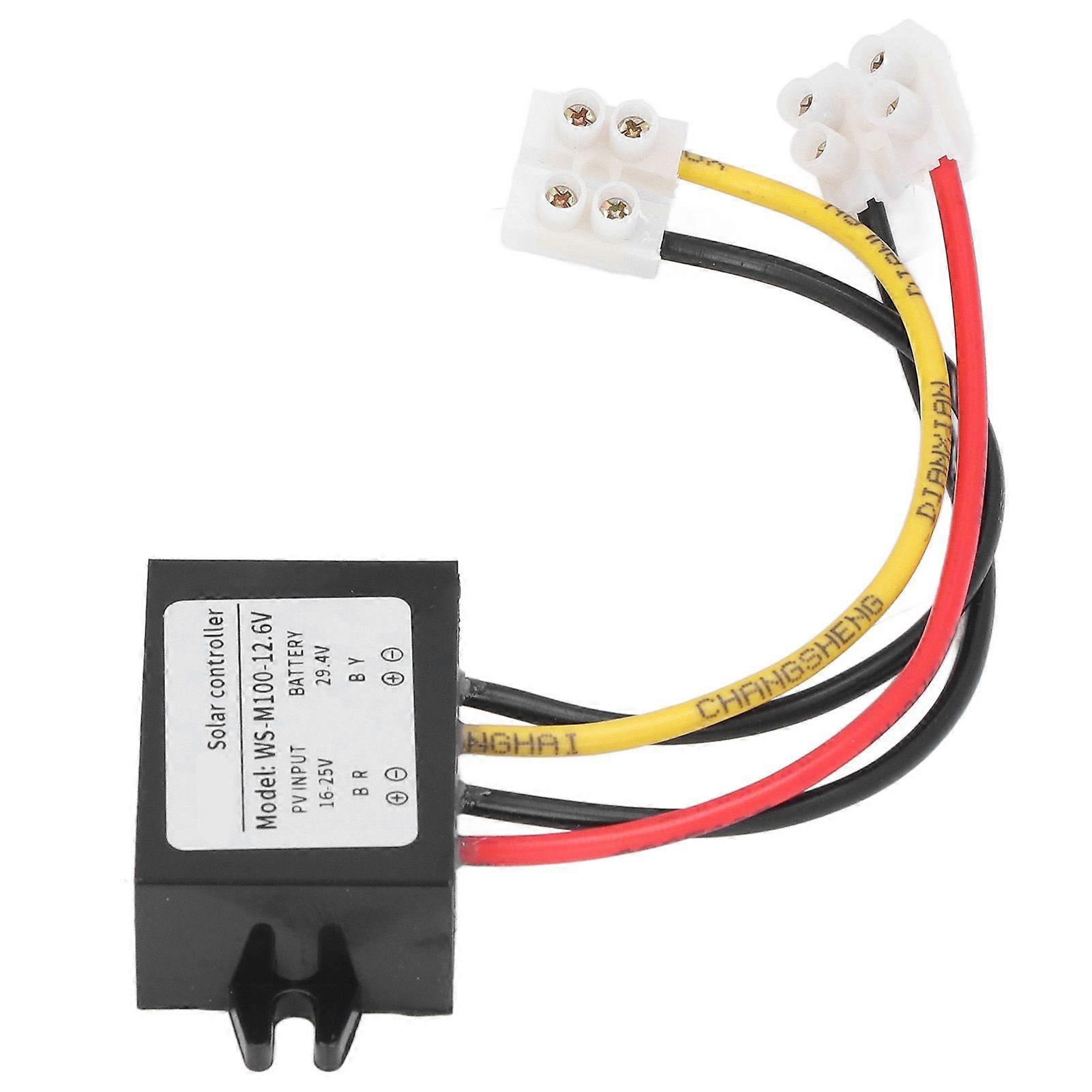 MPPT Solar Controller Protective Control Panel Switch Battery Charging Supplies 100W WS?M100?12.6VSH