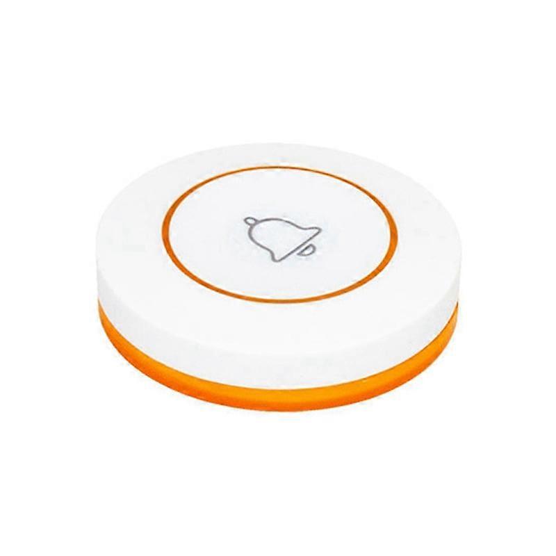 Call Button Restaurant Pager 433MHz Wireless Doorbell Bell Button for Home Security Alarm System Hardware Orange