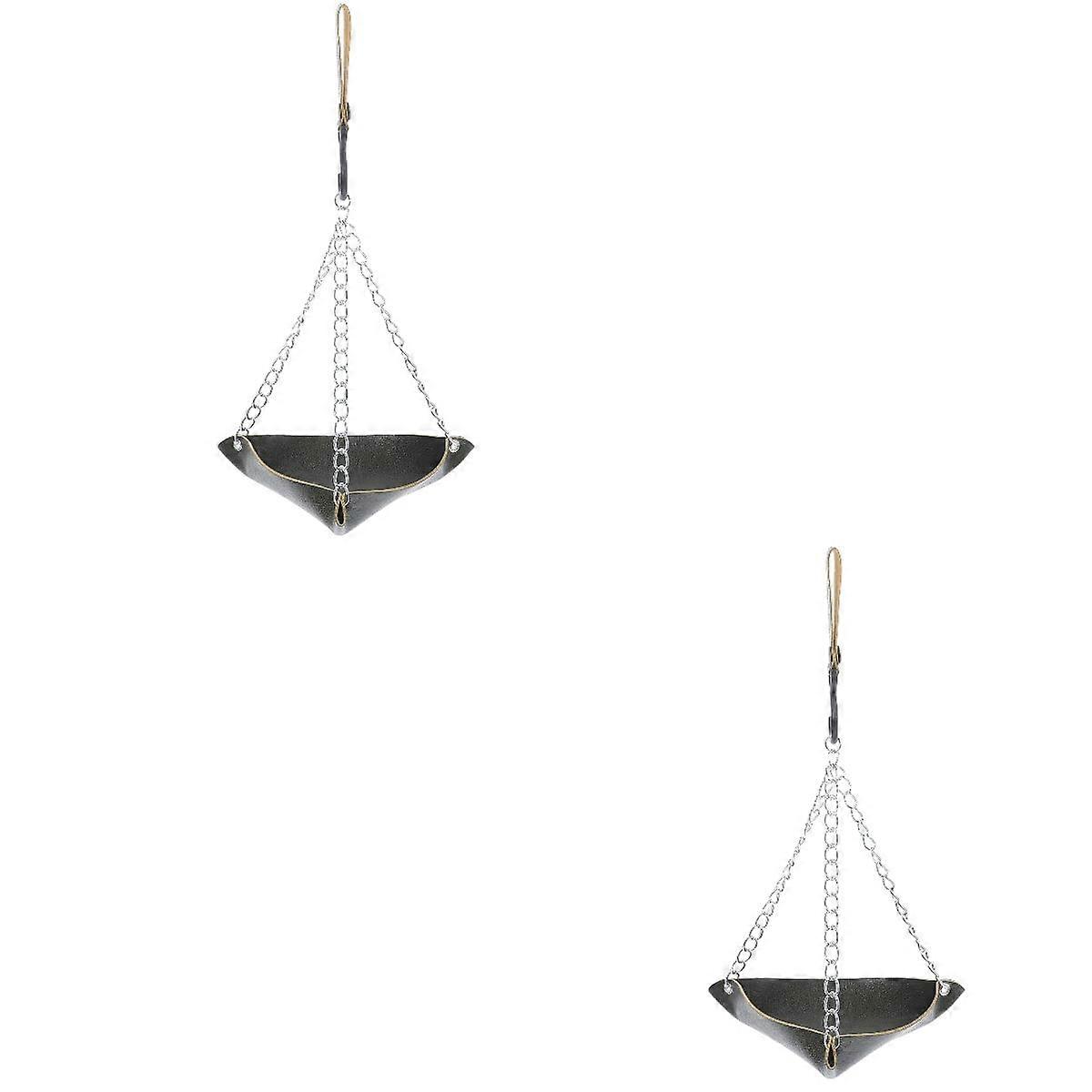 2 Count Hummingbird Feeder Outdoor Hanging Dispenser Practical Bid Feeders outside Swing