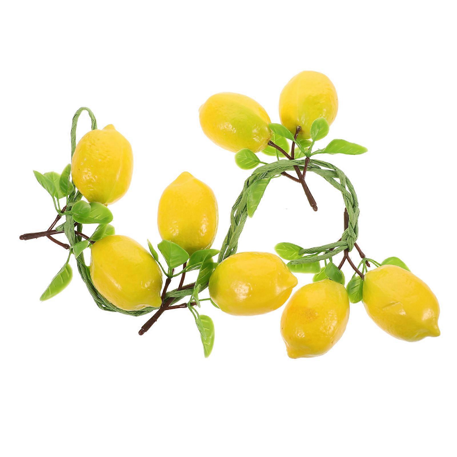 Simulation Lemon String Artificial Lemon Decor for Decoration 1 String