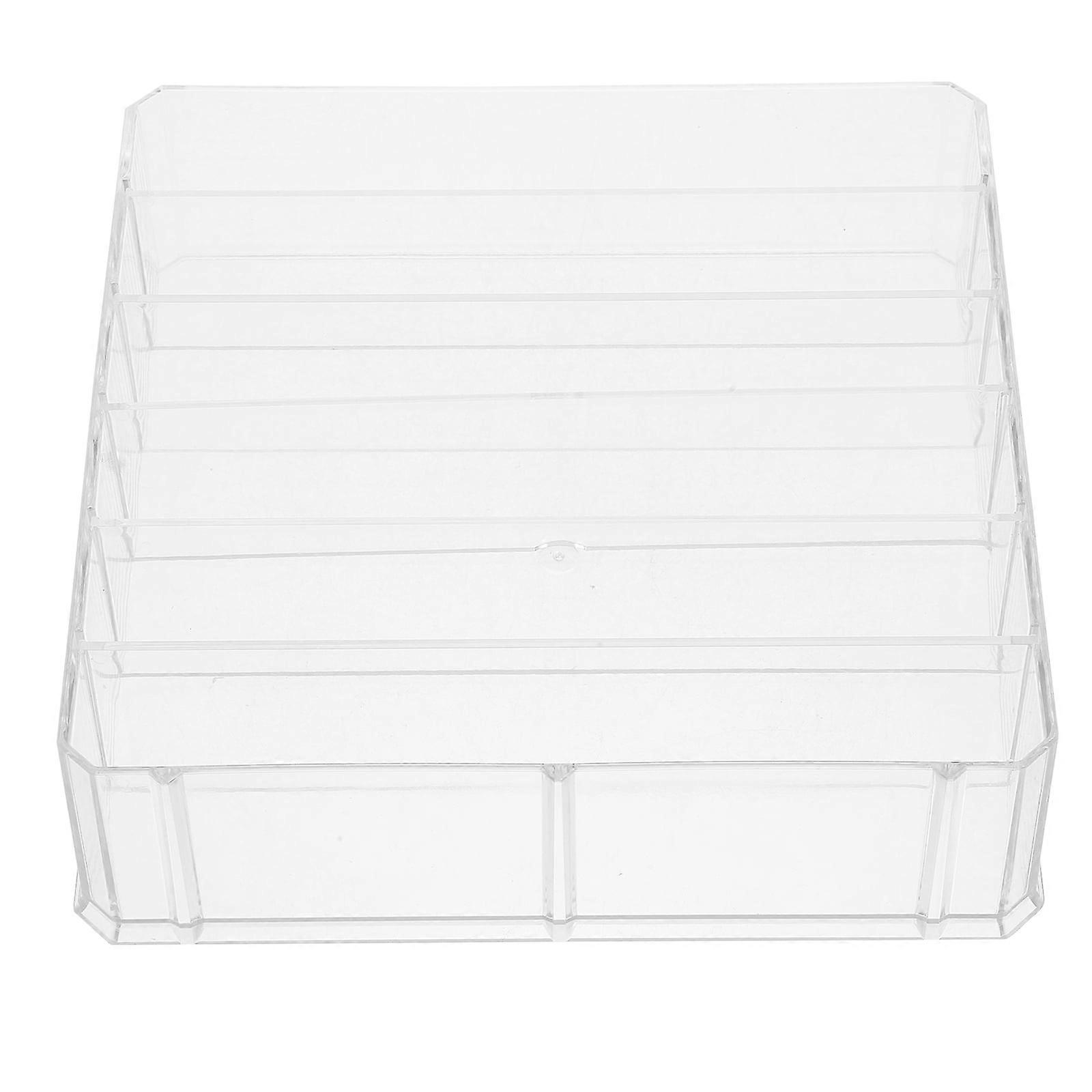 Cash Storage Box Cellphone Stand Currency Replace Baskets Acrylic Office