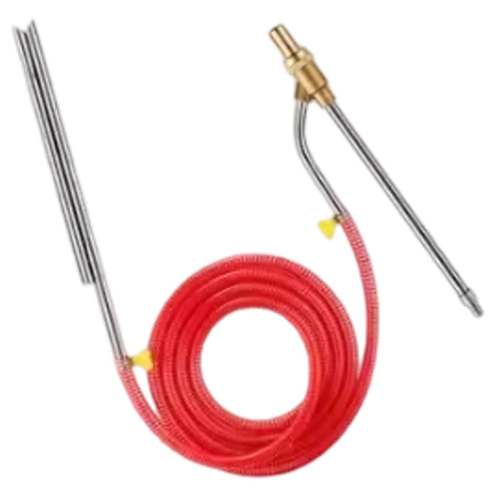 Mixture Steel Constructed Sandblasting Firearm with Against Oxidation Hose for Long Permanent Strong Cleaning Tasks Multicolor