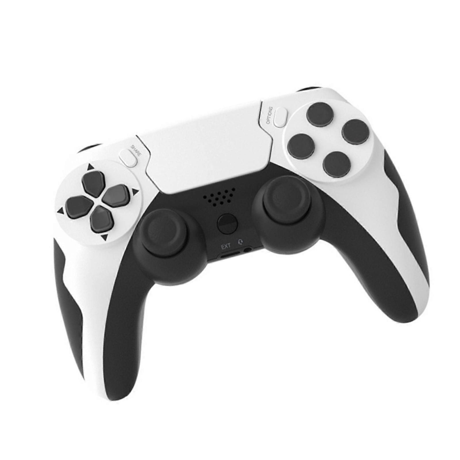 Wireless Communication Game Controller With Dualistic Vibration Motors And Touch Panel For PS4System PC Steam Support Multicolor