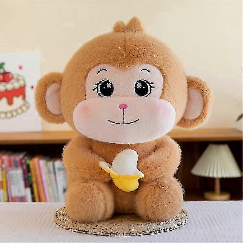 Banana Monkey Plush Toy for Kids - Soft Grabbing Machine Doll Activity Gift