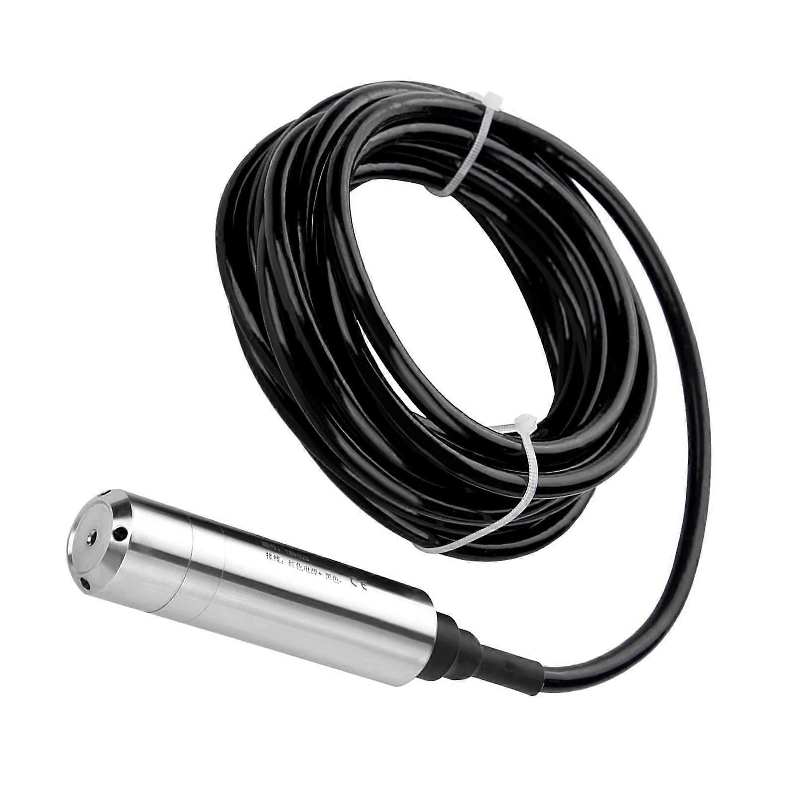 Liquid Level Sensor DC24V 420mA Submersible Probe for Water Tank Depth Detection 05m