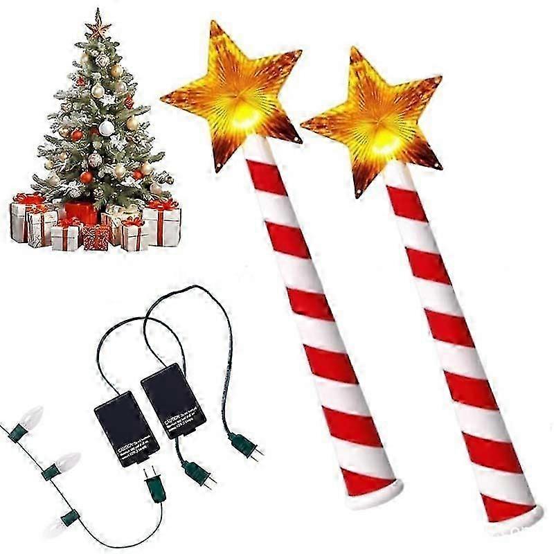 Tree Lighting Magic Wand Christmas Tree Light Wand | Christmas Tree Wand Remote Control | Musical LED Star Controller Magic Wands Controller with 100f