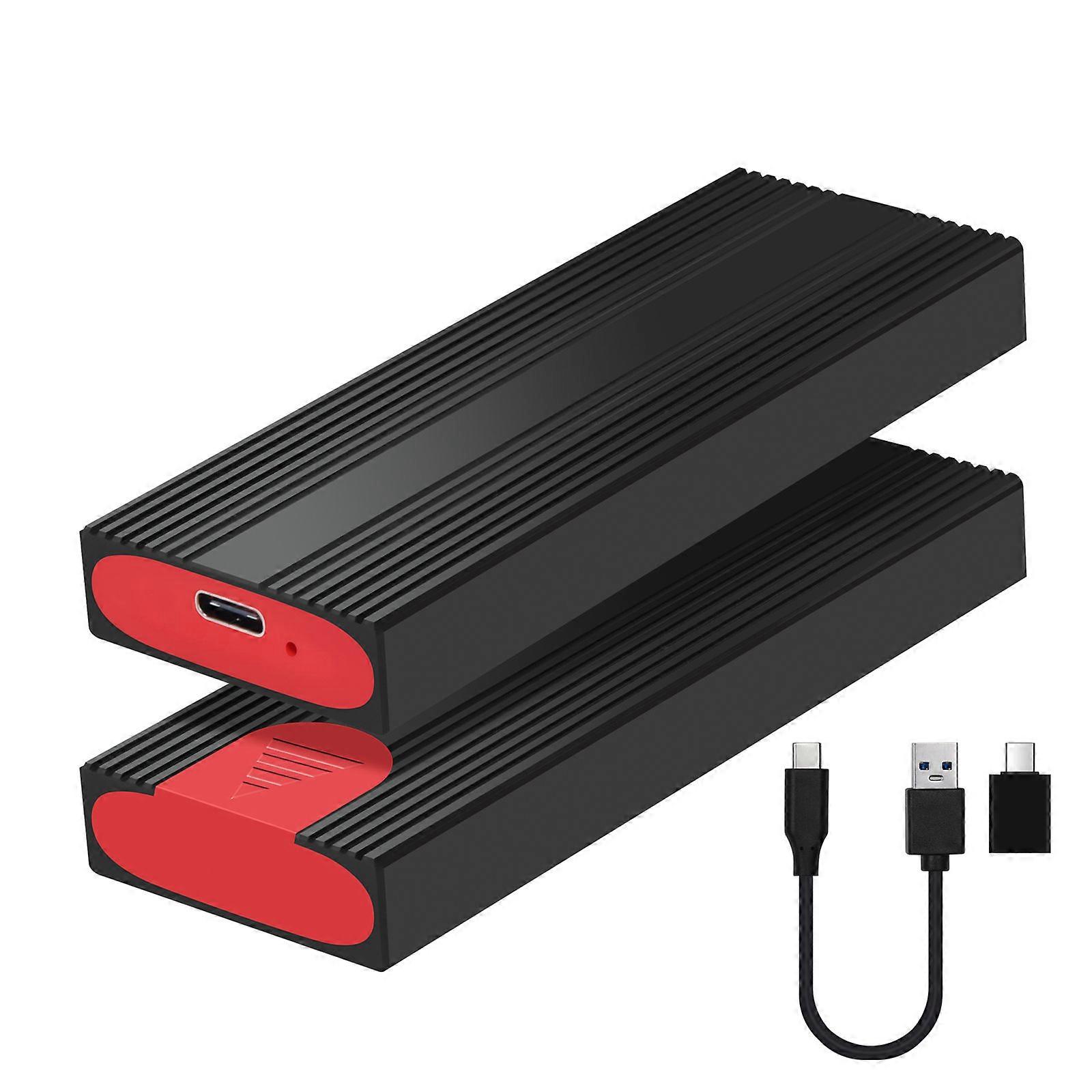 M.2 SSDs Case Shockproof Aluminum Body Support Single Protocoled SSDs For Content Creators Multicolor