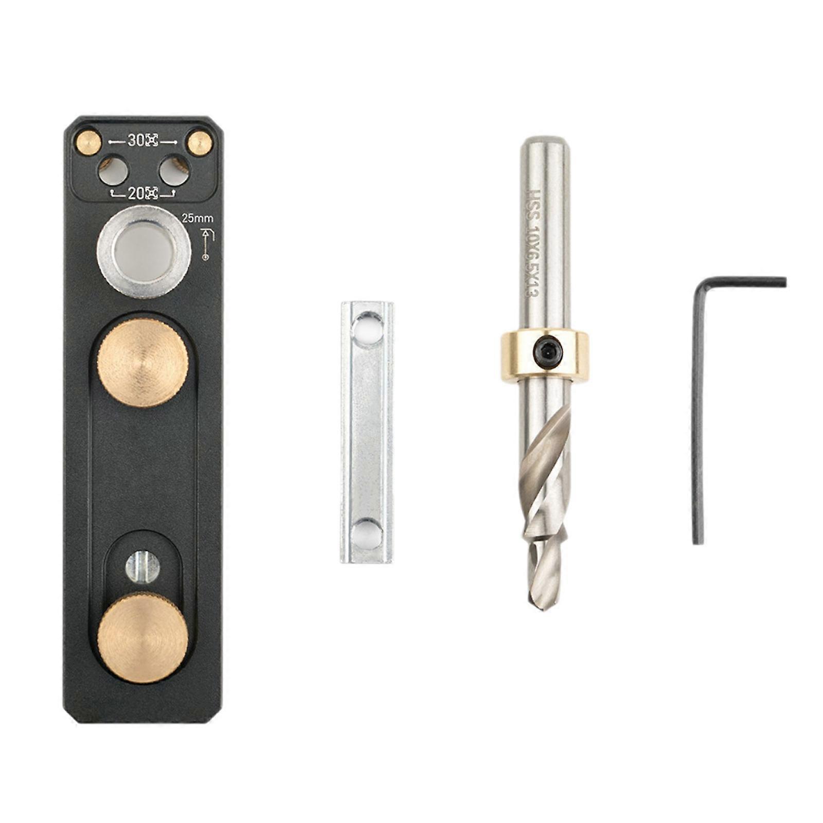 Aluminum Profiles Punching Aid Single Hole M6 Through Hole Application Suitable for Efficient Work Accuracy Enhancement Multicolor