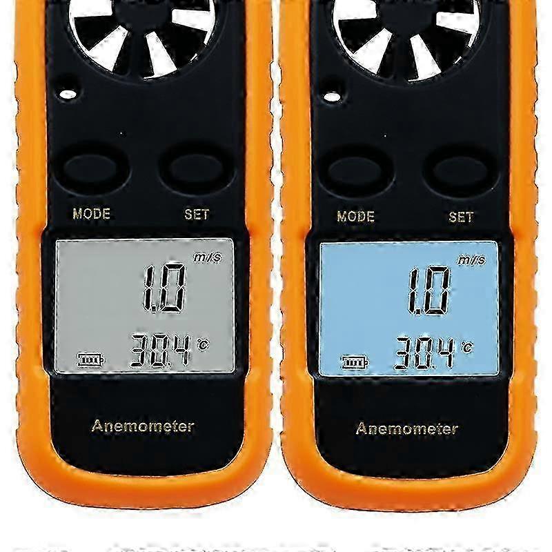 e Portable Anemometer High Accuracy (5%) Digital Anemometer with LCD Backlight, Portable Anemometer for Outdoor, HAVC, Drones