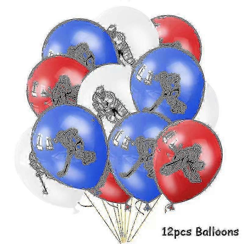 Jääkiekkoaiheiset koristeet Ilmapallot Setti Kakun päällinen Urheilu Teema Jääkiekko