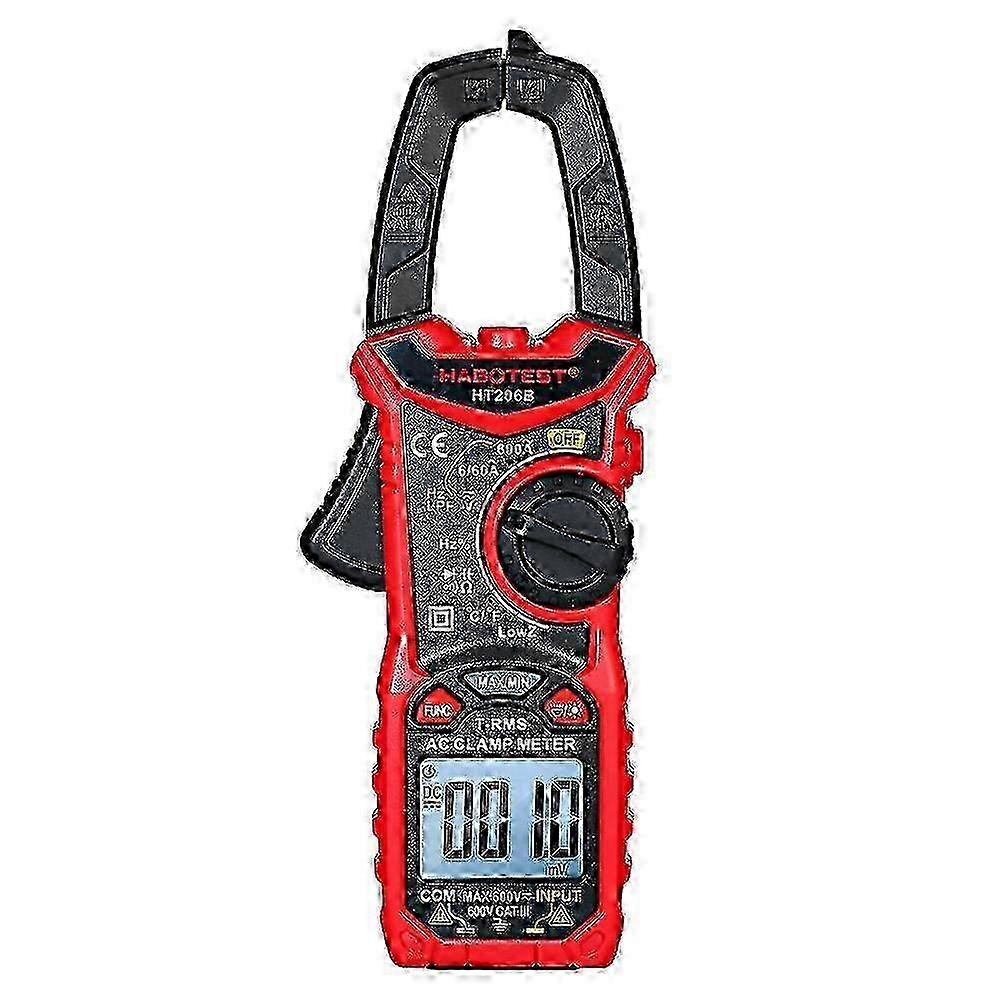 AC/DC Digital Clamp Meter, Measures Voltage, Current, Frequency, Resistance, Diode, Continuity, NCV with LCD Display 25-26